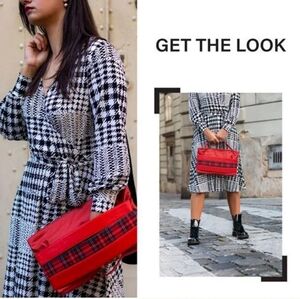 Richard Allen x HM Houndstooth Wrap Dress